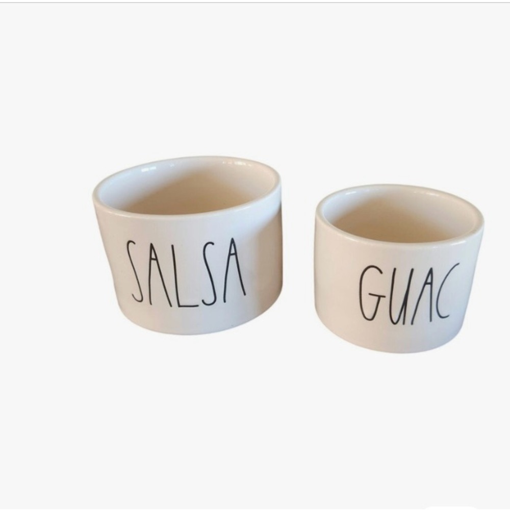 Rae Dunn Salsa and Guac Bowls - Magenta